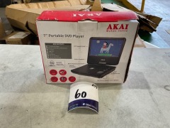 Akai 7-inch Portable DVD Player AKDVD7 - 3