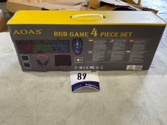 Aoas 4 Piece Gaming RGB Kit AOAS-1088 - 4