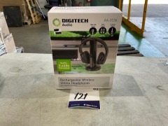 Digitech 2.4GHz Wireless Rechargeable Stereo Headphones AA2036 - 2