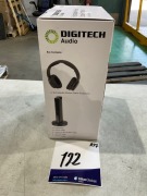 Digitech 2.4GHz Wireless Rechargeable Stereo Headphones AA2036 - 6