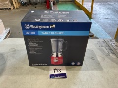 Westinghouse Blender Retro Collections - Cranberry Red- 1.5 L - 2
