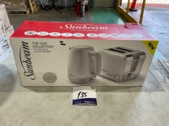 Sunbeam Chic Collection Breakfast Kettle and Toaster Pack - White PUM3510WH - 2