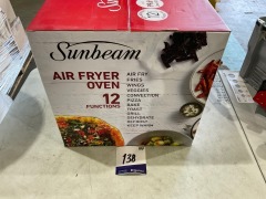Sunbeam 22L 12-in1 Digital Multi-Functional Air Fryer Oven COM7000SS - 4