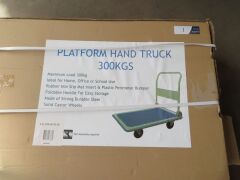 Platform Hand Trolley, 300kg capacity, Platform 900x600mm. New in Box.