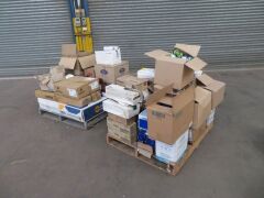 2x Pallets containing assorted Stationary, Toner Cartridges and office supplies