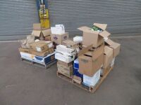 2x Pallets containing assorted Stationary, Toner Cartridges and office supplies