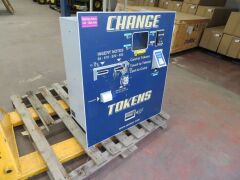 Anztec Change And Credit Card To Token Dispensing Machine