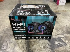 Precision Audio Hi-Fi Party Speaker with Flashing Lights Underbody Subwoofer - 4