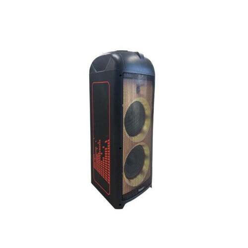 Precision Audio 600W Portable Karaoke Bluetooth Party Speaker Fire Light Wireless Microphone