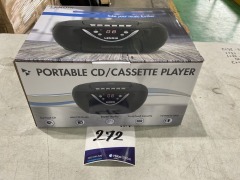 Lenoxx Portable CD/Cassette Player with AM/FM Radio Speaker CD815 - 3