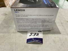 Lenoxx Portable CD/Cassette Player with AM/FM Radio Speaker CD815 - 5