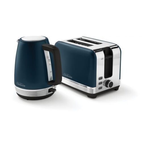 Sunbeam Chic Collection Breakfast Kettle and Toaster Pack - Blue