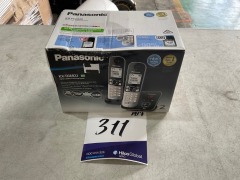 Panasonic KXTG6822ALB DECT Twin Handset Cordless Phone KXTG6822 - 2