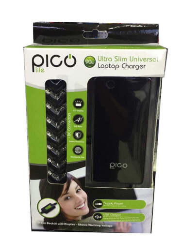 Pico Life Ultra Slim Universal Laptop Charger PL90WSLC