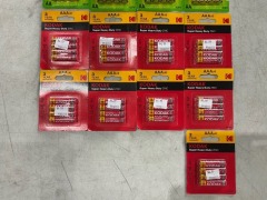 Packs of AA and AAA Alkaline Batteries - 4