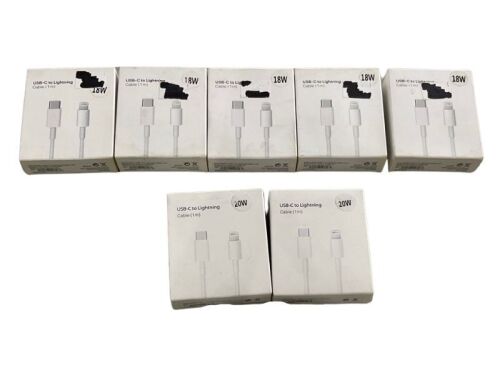7x USB to Lighting Cables