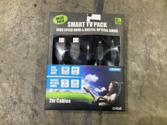 Socket Protector, Smart TV Pack & HDMI Cable - 5
