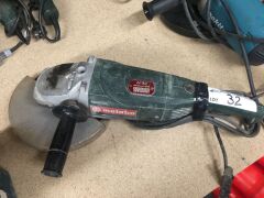 Metabo Heavy Duty Portable Battery Electric Right Angle Grinder