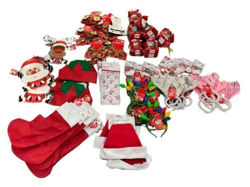 Assorted Christmas Accessories and Decorations