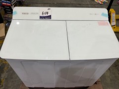Teco 10kg Twin Tub Washing Machine TWM100TTBH - 3
