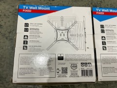 2x Crest Fixed TV Wall Mount - 17 inch - 55 inch MFP44F - 4