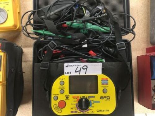 EFO Portable Electronic Combination Rcd Tester