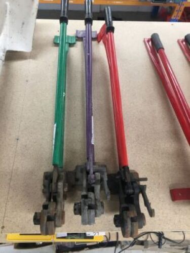 3 x Assorted Heavy Duty Manual Wire Cutters