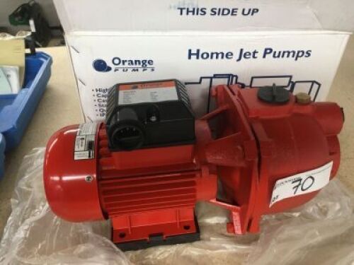 Orange Motorised 45 Litre Pump Model: Hj200