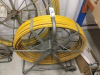 Portable Retractable Duct Snake in Steel Framed Reel