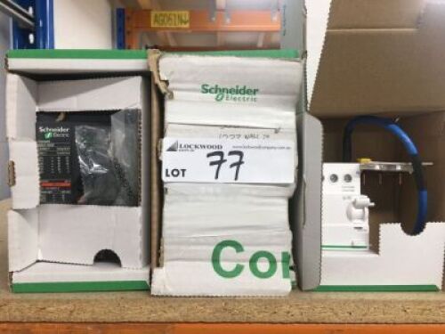 8 x Assorted Schnider Electrical Switches
