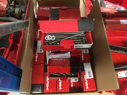 38 x Boxes Hilti Bolts, Washer and Nuts