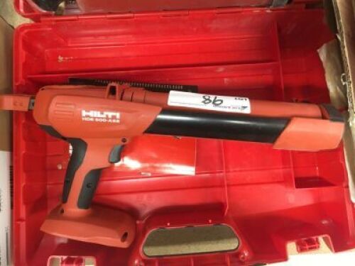 Hilti Portable Battery Electric Sealant Applicator Gun Model: Hde500-A22