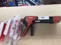 Hilti Manual Sealant Applicator Gun Model: Hdm500 and Quantity Tubes Sealant