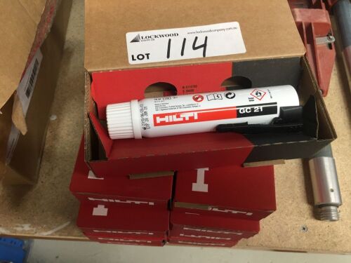 9 x Hilti Gas Canisters, 75mm Model: Gc21