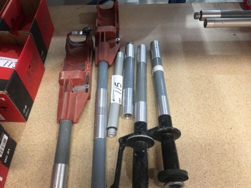 Lot Assorted Hilti Direct Fastening Tool Attachments