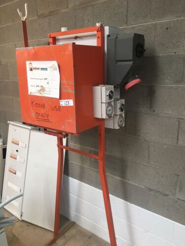 Heavy Duty Steel Framed Double Sided 240v and 415v Temporary Switchboard