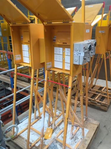 4 x Steel Framed 240v Temporary Switchboard Cabinets