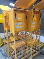 3 x Steel Framed 240v Temporary Switchboard Cabinets on Stand