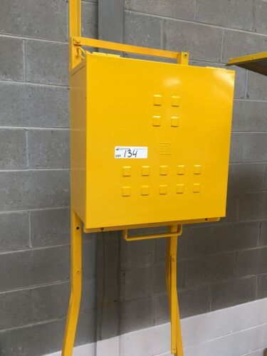 2 x Heavy Duty Steel Framed Switchboard Cabinets (No Componentry on Stand) and Quantity of Cable Support Stands