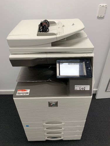 Sharp Electronic Multi Function Printer, Copier, Scanner, Fax Machine Model: Mx-2630