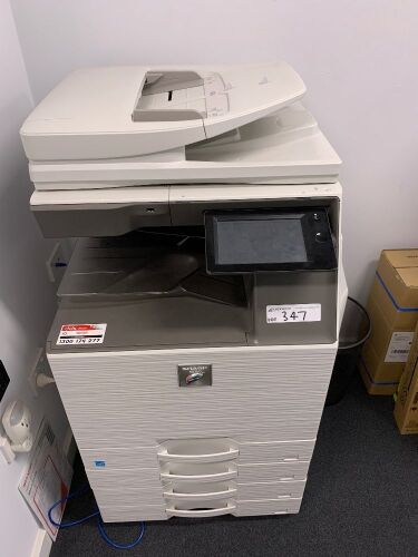 Sharp Electronic Multi Function Printer, Copier, Scanner, Fax Machine Model: Mx-2630