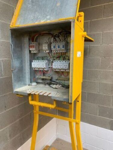 Steel Framed 240v Temporary Switchboard Cabinet on Stand