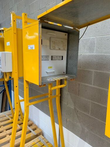 Steel Framed 240v Temporary Switchboard Cabinet on Stand