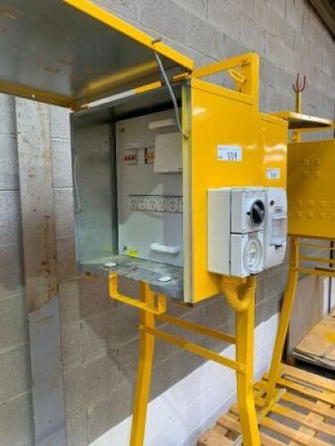 Steel Framed 240v Temporary Switchboard Cabinet on Stand