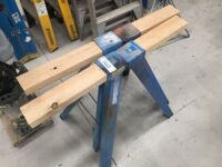 2 x Steel Framed Demountable Work Trestles
