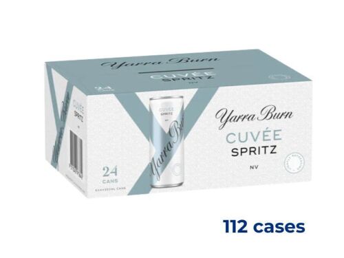Pallet of Yarra Burn Cuvee Spritz NV - 112 cases (24 x 250ml cans)
