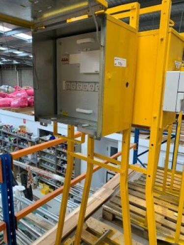 Steel Framed 240v Temporary Switchboard Cabinet on Stand