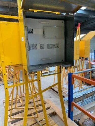 Steel Framed 240v Temporary Switchboard Cabinet on Stand