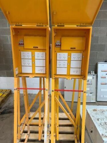 4 x Steel Framed 240v Temporary Switchboard Cabinets