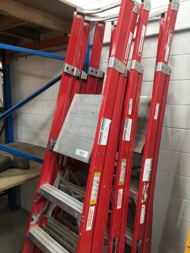 Redback 1.5m Aluminium and Fibreglass Stock Picking Step Ladder